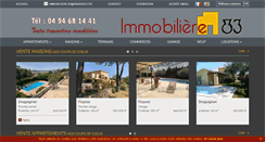 Desktop Screenshot of immobiliere-83.com